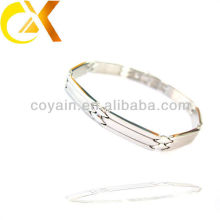 stainless steel silver jewelry high polishing chain bracelets wholesale